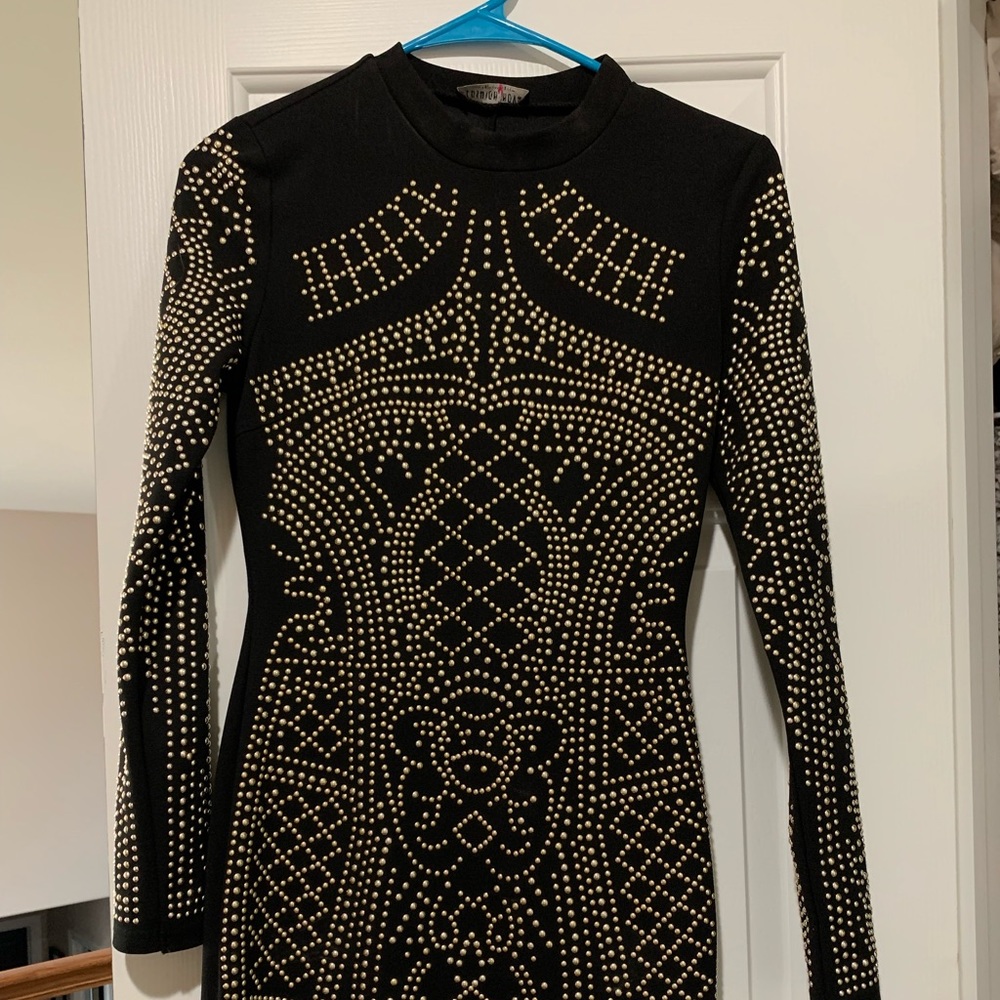 Metal beaded dress!